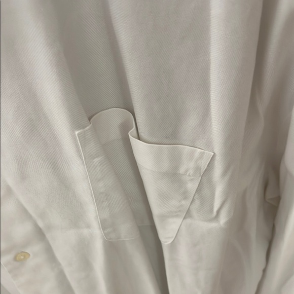 Pronto Uomo White Dress Shirt with Long Sleeves and Pointed Collar - Picture 3 of 5